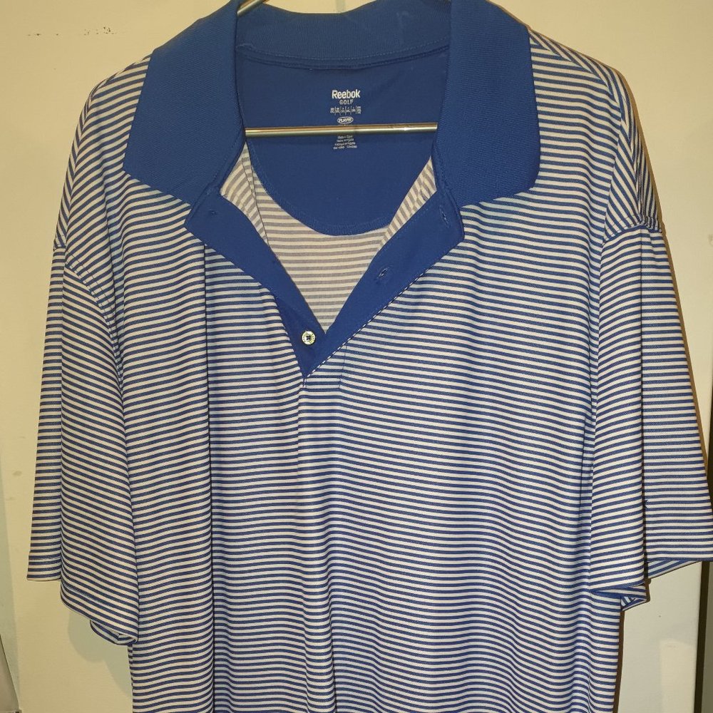 Mens Big and Tall Reebok Golf Shirt 3XLT